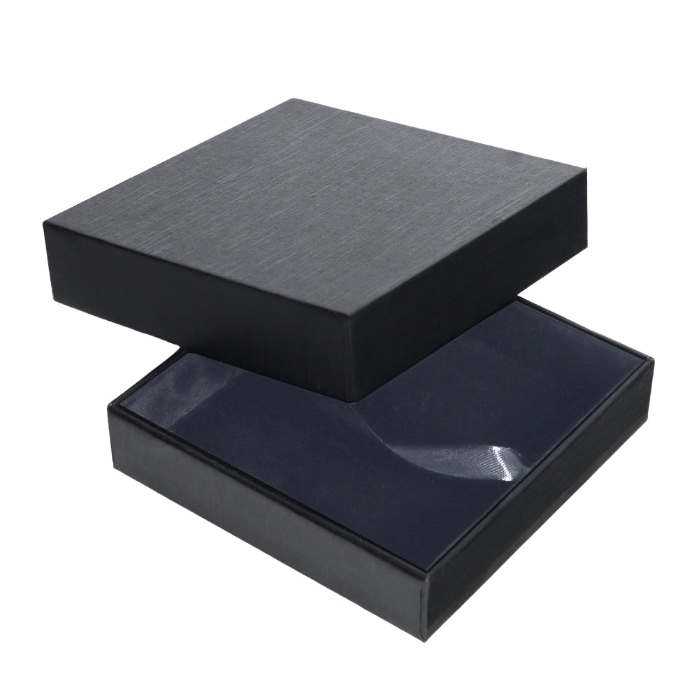 4 Inch by 4 Inch Light Luxury High-End Jewelry Gift Boxes with Dust-Proof Matte Finish UV Advantage Sponge Liner