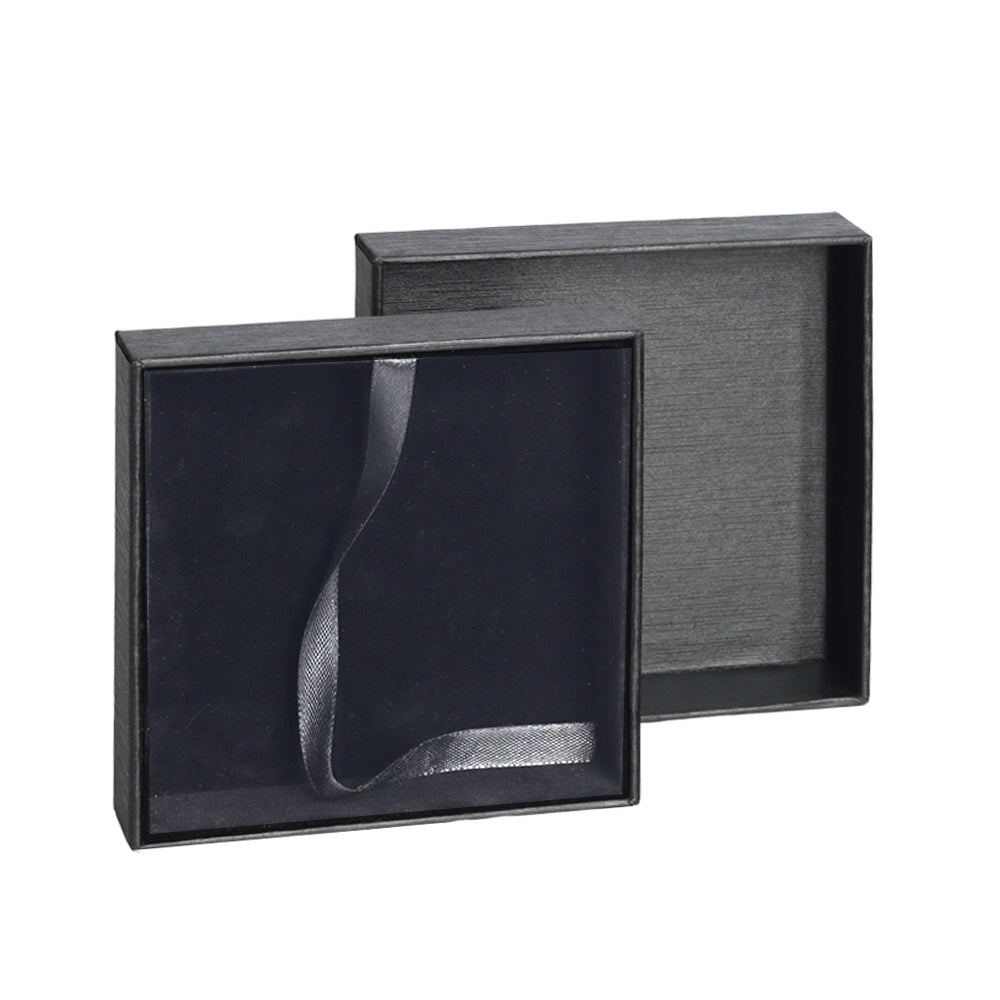 4 Inch by 4 Inch Light Luxury High-End Jewelry Gift Boxes with Dust-Proof Matte Finish UV Advantage Sponge Liner