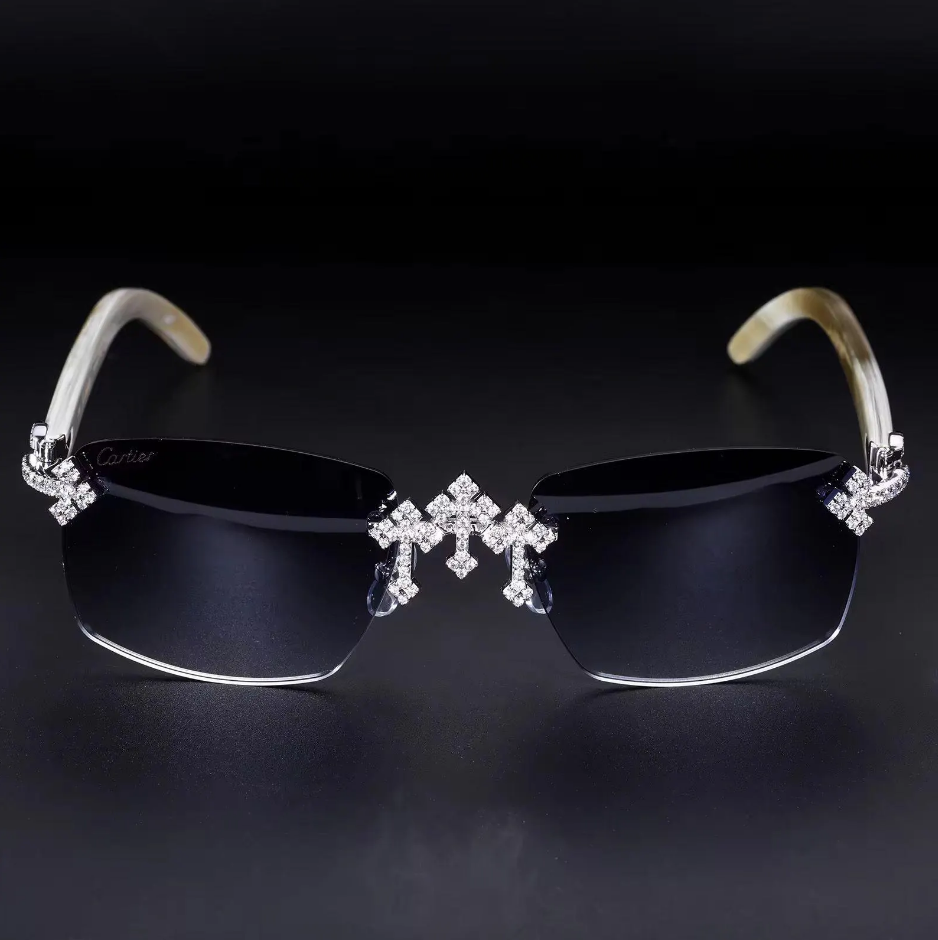 Men's Moissanite Glasses