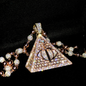 VVS Moissanite Pendant 925 Sterling Customized Iced Out Illuminati Pendant