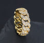 Iced Out VVS Moissanite 925 7mm Ring for Men