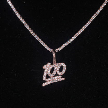 Iced Out Custom VVS Moissanite 925 Silver 100 Pendant Only