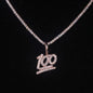 Iced Out Custom VVS Moissanite 925 Silver 100 Pendant Only