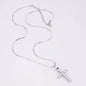VVS Moissanite 925 Silver Crosses Chain Necklace Pendant for Men