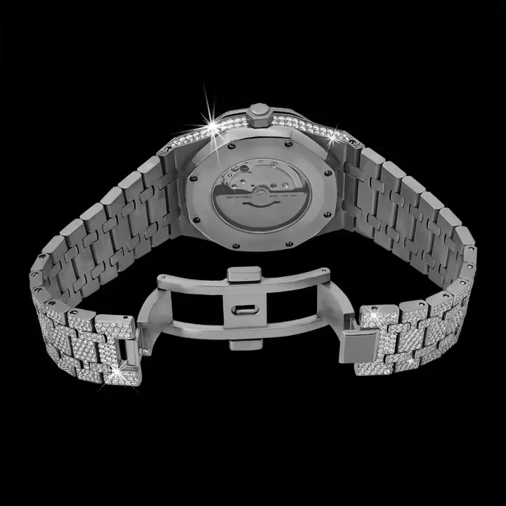 Top Quality Bust Down VVS Moissanite Mechanical Watch