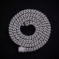 VVS Moissanite 925 Silver Iced Out Cuban Link Chain 8mm 10mm 12mm 15mm