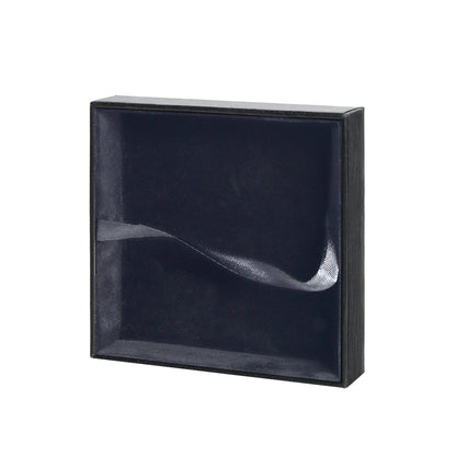 4 Inch by 4 Inch Light Luxury High-End Jewelry Gift Boxes with Dust-Proof Matte Finish UV Advantage Sponge Liner
