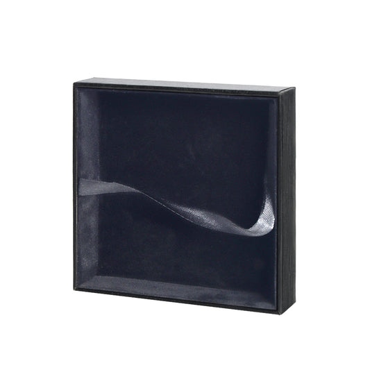 4 Inch by 4 Inch Light Luxury High-End Jewelry Gift Boxes with Dust-Proof Matte Finish UV Advantage Sponge Liner