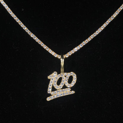 Iced Out Custom VVS Moissanite 925 Silver 100 Pendant Only