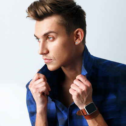 Magnetic VVS Moissanite 925 Silver Chrome Earrings, 6.5mm, 8mm, 10mm