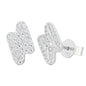 18K Gold Plated 925 Sterling Silver VVS Moissanite Lightning Bolts Stud Earrings