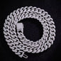 VVS Moissanite 925 Silver Iced Out Cuban Link Chain 8mm 10mm 12mm 15mm