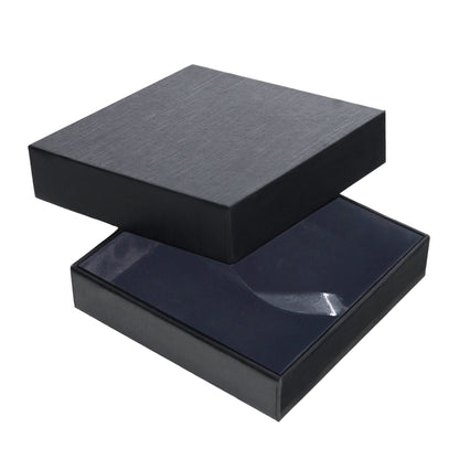 4 Inch by 4 Inch Light Luxury High-End Jewelry Gift Boxes with Dust-Proof Matte Finish UV Advantage Sponge Liner