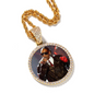 Custom Picture Memorial 925 Silver VVS Moissanite Pendant Only