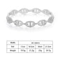 VVS Moissanite Cuban Chain 925 Silver Chain Bracelet