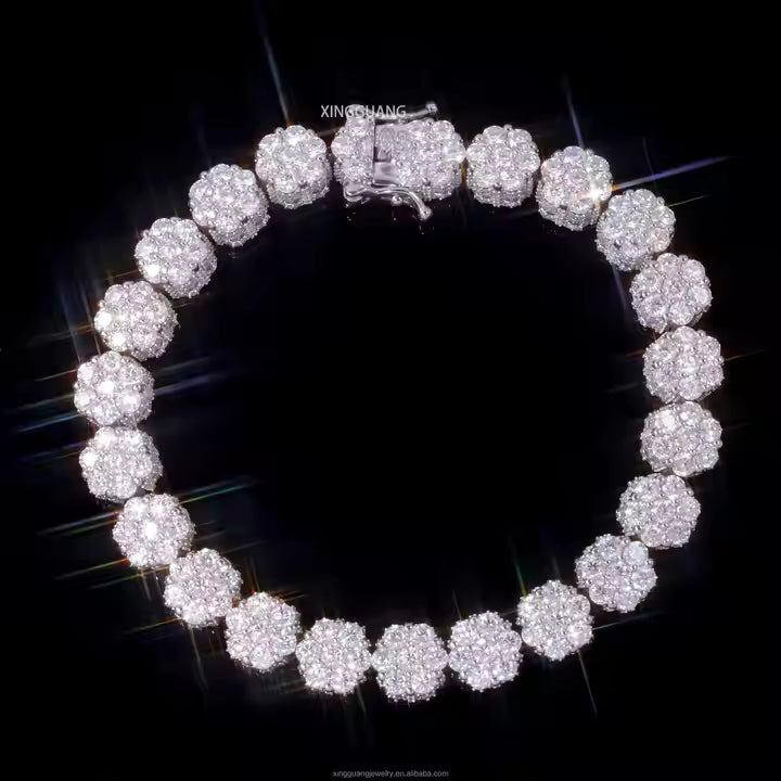 VVS Moissanite 925 Silver Bracelet
