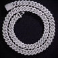VVS Moissanite 925 Silver Iced Out Cuban Link Chain 8mm 10mm 12mm 15mm