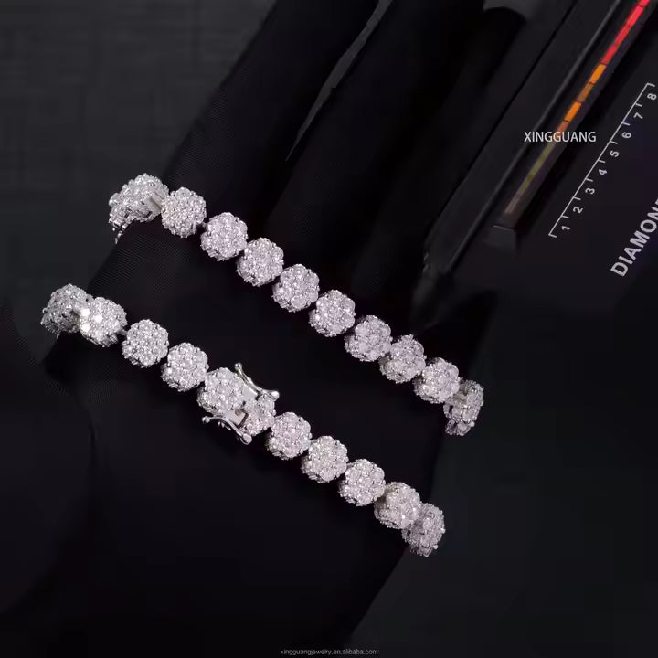 VVS Moissanite 925 Silver Bracelet