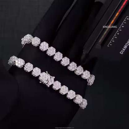 VVS Moissanite 925 Silver Bracelet