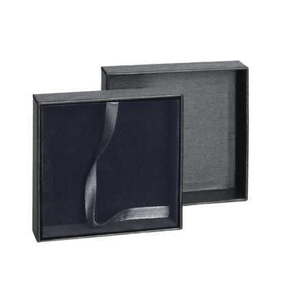 4 Inch by 4 Inch Light Luxury High-End Jewelry Gift Boxes with Dust-Proof Matte Finish UV Advantage Sponge Liner