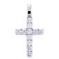 VVS Moissanite 925 Silver Crosses Chain Necklace Pendant for Men