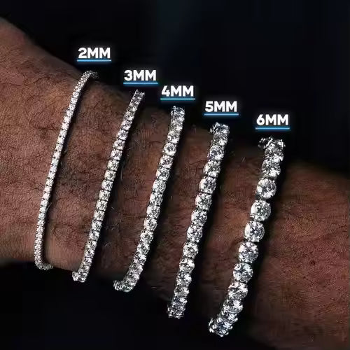 Customizable VVS Diamond Tennis Bracelet For Men