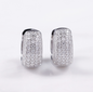 Iced Out VVS Moissanite Gold 925 Silver Earring 10MM Hoop Men