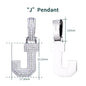 VVS Moissanite Iced Out 925 Silver A-Z Initial Pendant + Necklace