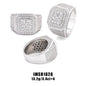 VVS Moissanite Cuban Men's 925 Sterling Silver Rings