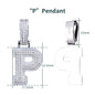 VVS Moissanite Iced Out 925 Silver A-Z Initial Pendant + Necklace