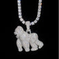 VVS Moissanite Iced Out 925 Silver Gorilla Pendant Only