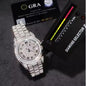 Iced Out VVS Moissanite 925 Silver Automatic Watch