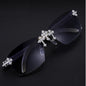 VVS Moissanite Iced Out Triple Cross Sun Glasses