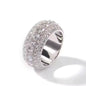 VVS Moissanite Iced Out 925 Silver Ring