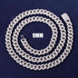 VVS Moissanite Iced Out Cuban Link 925 Silver Chain for Pendant