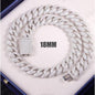 VVS Moissanite Iced Out Cuban Link 925 Silver Chain for Pendant