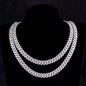 VVS Moissanite Cuban 925 Silver Chains For Men