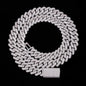 VVS Moissanite Cuban 925 Silver Chains For Men